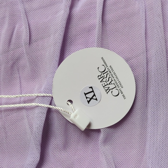 NEW Lilac Corset Top Violet Sleeveless Blouse Women's Size XL - Picture 10 of 13